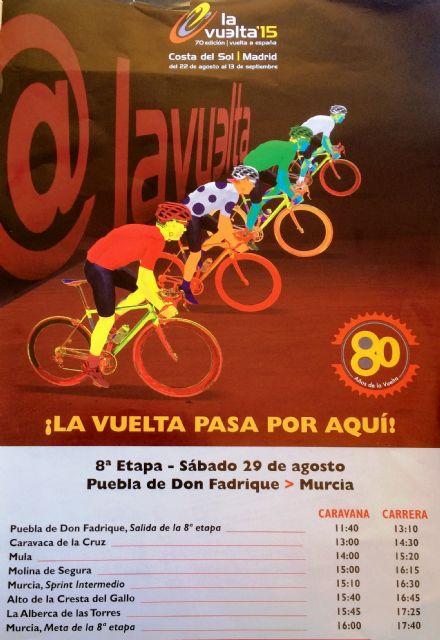 La Vuelta ciclista a España regresa a Caravaca el sábado 29 de agosto - 1, Foto 1