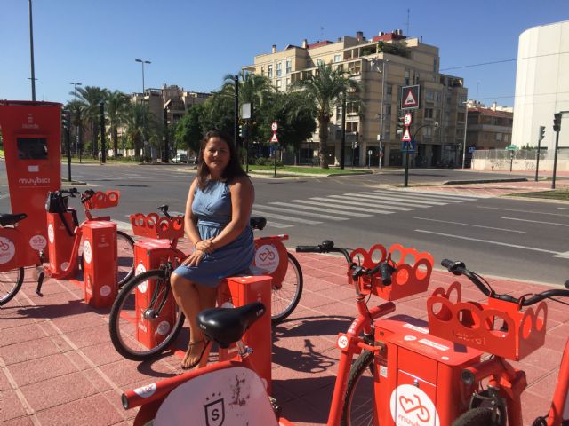 Murcia ya cuenta con 42 de las 60 bancadas de MUyBICI previstas - 1, Foto 1