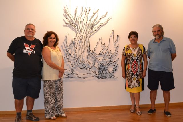 Urcitanus expone sus esculturas en forja en el Aula de Cultura de Cajamurcia - 1, Foto 1