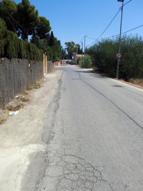 La Consejería de Fomento rehabilitará la carretera que une en la estación de mercancías con el Polígono Industrial Oeste de Alcantarilla y el barrio de Las Tejeras - 2, Foto 2