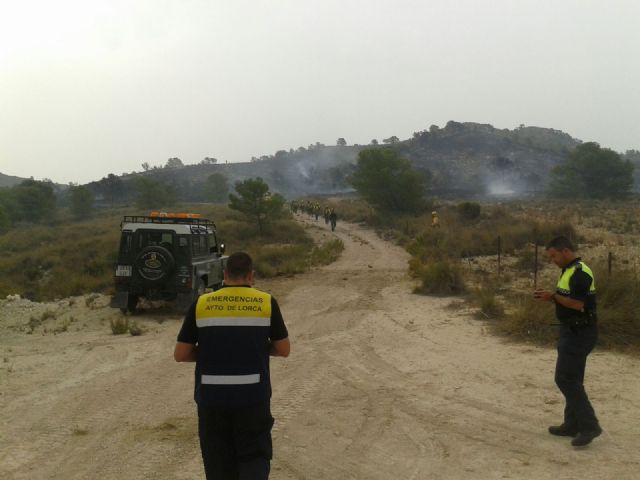 Estabilizado un incendio de 5,4 hectáreas forestales en la pedanía lorquina Zarcilla de Ramos - 4, Foto 4