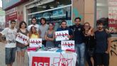 Juventudes Socialistas del municipio de Murcia organiza, un año ms, la recogida de material escolar para ayudar a cientos de familias en el municipio