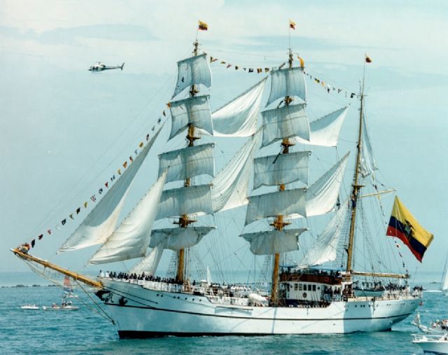 El buque escuela ecuatoriano Guayas abrirá sus puertas en la Curra - 1, Foto 1