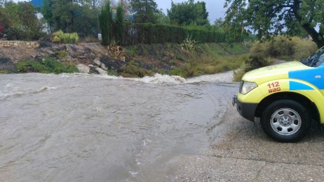 El temporal de lluvias deja, por el momento, cerca de 60 litros por metro cuadrado de media en el municipio de Totana