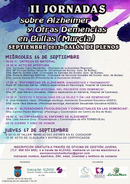 Bullas celebra la II Semana del Alzheimer en Bullas - 1, Foto 1