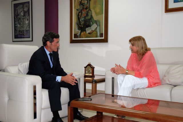 La consejera de Familia informa al delegado del Gobierno sobre las actuaciones de la Comisión Interdepartamental para la acogida de refugiados - 1, Foto 1