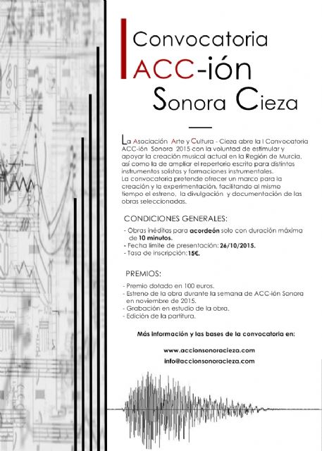 Presentan la I Convocatoria ACC-ión Sonora Cieza - 1, Foto 1