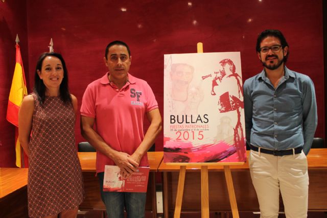 Damián Guirado gana el concurso de portadas del libro de las fiestas patronales de Bullas - 1, Foto 1