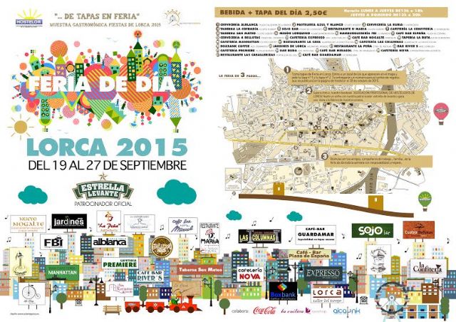 28 establecimientos hosteleros de Lorca participaran en …de tapas en feria 2015 para disfrutar de nuestra gastronomía durante la Feria - 1, Foto 1