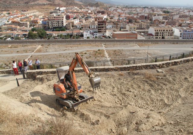 En marcha las obras para la creación de nuevos miradores y mejoras paisajísticas en el Castillo de Nogalte de Puerto Lumbreras - 1, Foto 1