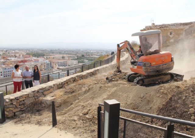 En marcha las obras para la creación de nuevos miradores y mejoras paisajísticas en el Castillo de Nogalte de Puerto Lumbreras - 2, Foto 2