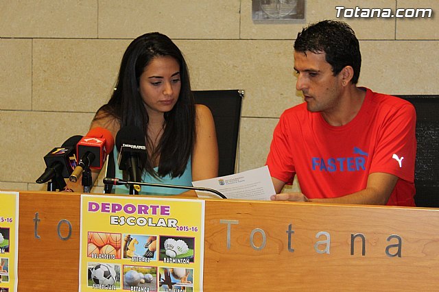 El programa de Deporte Escolar 2015/16 comenzará el próximo día 3 de octubre, Foto 1