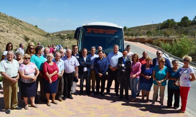 Fomento construye cinco zonas de estacionamiento para autobuses en la carretera que une Cartagena con La Azohía para mejorar la seguridad - 1, Foto 1