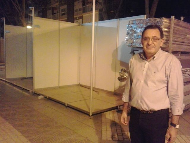 Feramur 2015 empieza a instalarse en la Alameda de la Constitución de Lorca - 5, Foto 5