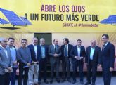 El Alcalde visita el autobs informativo de Anpier en ruta por el 'Camino del sol'
