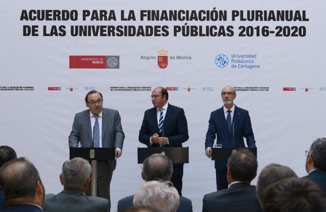 La Universidad de Murcia satisfecha por el acuerdo de financiación alcanzado - 1, Foto 1