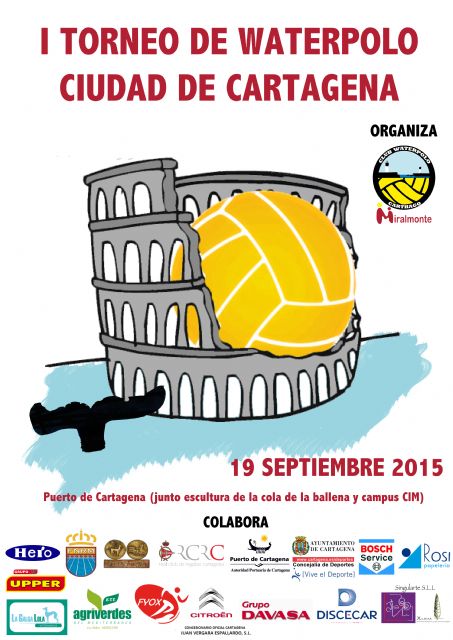 El puerto de Cartagena se convertirá en una piscina salada para jugar al waterpolo - 1, Foto 1