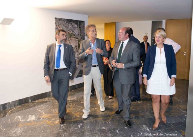 José López y Pedro Antonio Sánchez inauguraron la exposición Peces de Pedro Cano - 4, Foto 4
