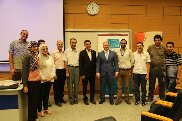 Las matemáticas de la UPCT se hacen notar en Egipto - 1, Foto 1