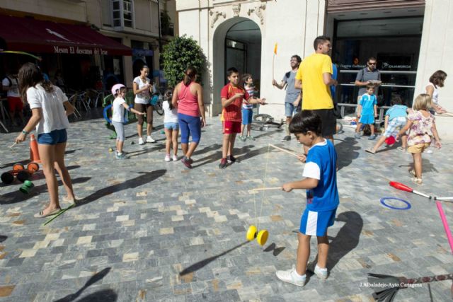 Miles de cartageneros participaron en el Día Europeo sin Coches - 1, Foto 1