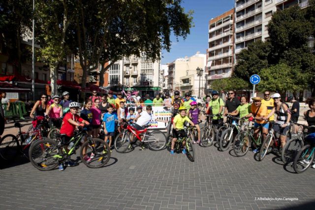 Miles de cartageneros participaron en el Día Europeo sin Coches - 3, Foto 3
