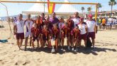 La seleccin murciana, subcampeona de España de ftbol playa