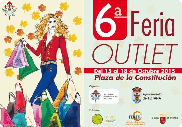 El plazo de presentación de solicitudes para los comercios que quieran participar en la VI Feria Outlet de Totana finaliza el próximo 2 de octubre, Foto 1