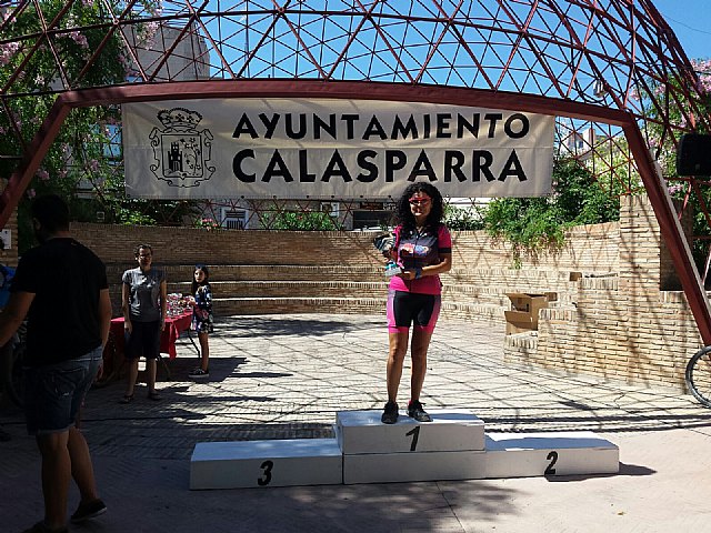 Mica Diaz en el podium de Calasparra, Foto 2