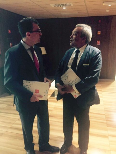 Ballesta y Calvo-Sotelo tratan sobre la próxima cita Innova Murcia - 1, Foto 1