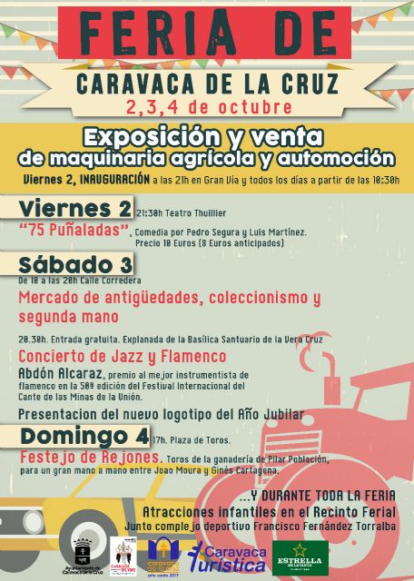 La Feria de Caravaca viene acompañada de teatro, rejones, un mercado de antigüedades y el concierto de Abdón Alcaraz - 1, Foto 1