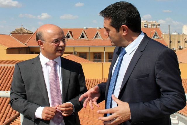 Encuentro del Alcalde de Alcantarilla, Joaquín Buendía, con el Consejero de Hacienda y Administración Pública, Andrés Carrillo - 1, Foto 1