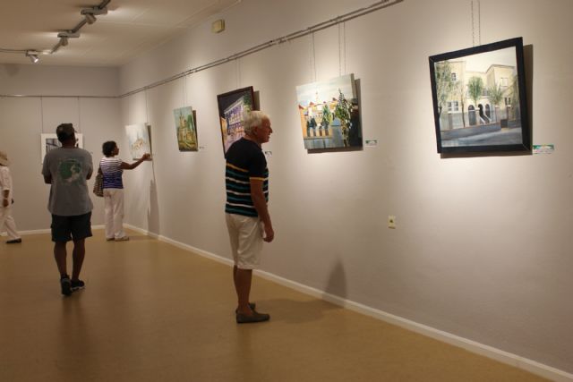 La Casa de Cultura acoge una exposición de pintura sobre paisajes y rincones de Bullas y La Copa - 2, Foto 2
