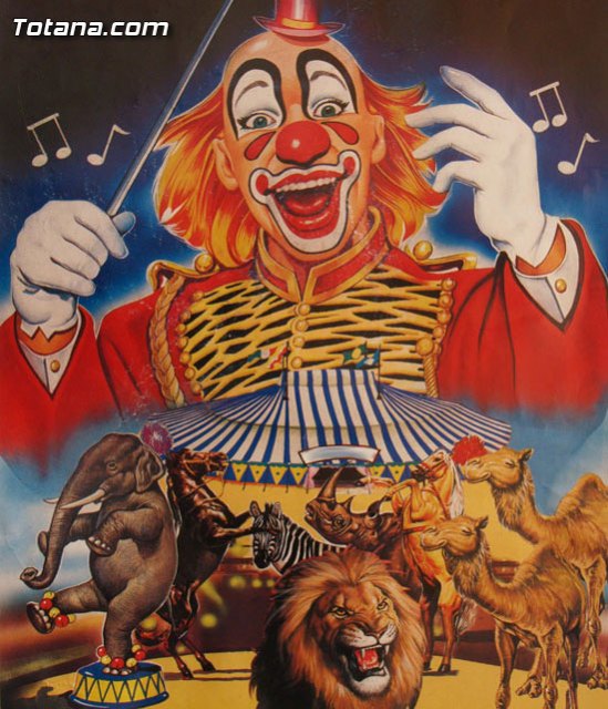 Cartel promocional de un circo / Totana.com, Foto 1