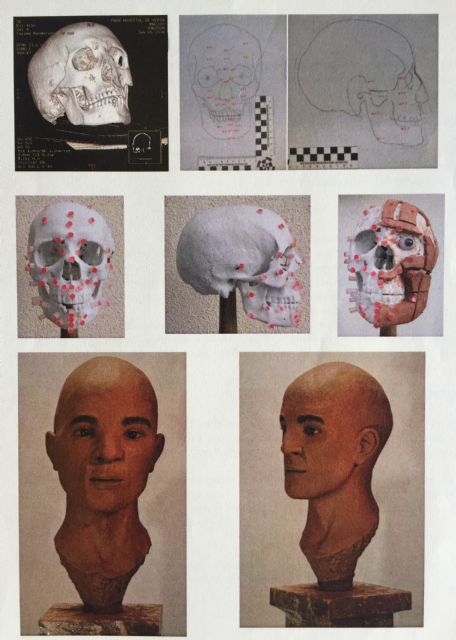 Realizan dos aproximaciones faciales a partir de los restos óseos hallados en el Camino de Los Molinos - 1, Foto 1
