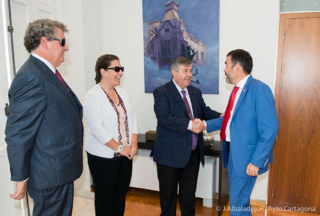 López y Castejón mantienen contacto con el delegado territorial de la ONCE - 5, Foto 5