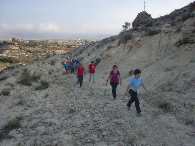 33 personas participaron en una ruta senderista por Mula y Albudeite, Foto 7