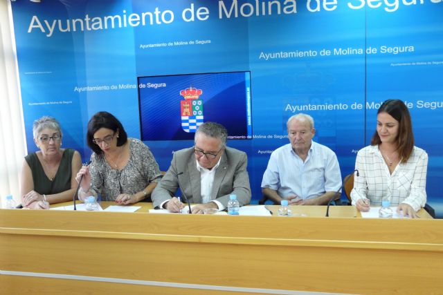 El Ayuntamiento de Molina de Segura y tres organizaciones sociales firman convenios de colaboración por un importe total de 13.000 euros - 1, Foto 1