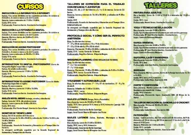 Continúa abierto el plazo para realizar la inscripción en los diferentes cursos y talleres ofertados dentro del programa La Cárcel Formación - 3, Foto 3