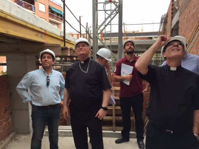 El Sr. Obispo comprueba el estado de las obras de las iglesias de San José y Cristo Rey de Lorca - 1, Foto 1