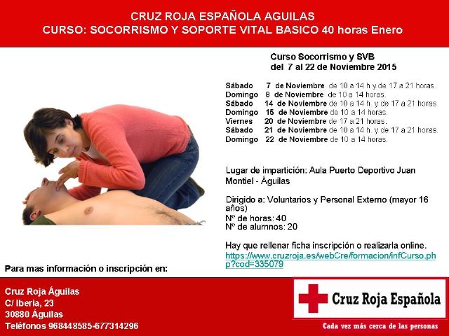 Curso de Socorrismo y Soporte Vital Básico en Águilas - 1, Foto 1