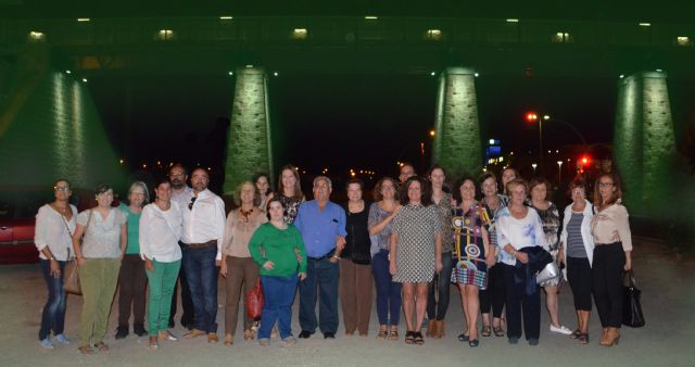 Águilas se ilumina de verde por la plena inclusión de personas con discapacidad intelectual - 1, Foto 1