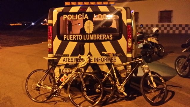 La Policía Local de Puerto Lumbreras recupera dos bicicletas sustraídas hace dos semanas en Caravaca de La Cruz - 1, Foto 1