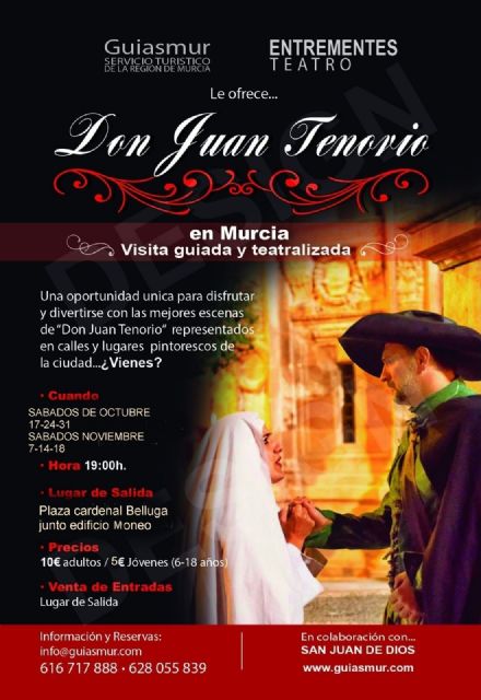 El Tenorio regresa a las calles de Murcia y Caravaca de la Cruz - 1, Foto 1