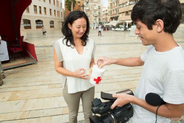 El Ayuntamiento de Cartagena recauda 1.044 euros en el Día de la Banderita - 5, Foto 5