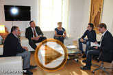 El alcalde y miembros del Gobierno municipal se entrevistan con el consejero de Fomento e Infraestructuras