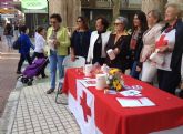El Ayuntamiento de Lorca anima a los lorquinos a colaborar con la Cruz Roja en las 15 mesas instaladas en toda la ciudad por el Día de la Banderita