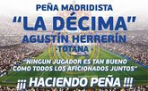 Disfruta de los partidos del Real Madrid en la Peña Madridista La Décima Agustín Herrerín