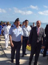 Pedro Antonio Snchez señala a la Patrulla guila como 'embajadora de España' y asegura que 'los murcianos la sentimos como parte nuestra'