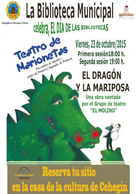 Un teatro de marionetas celebrará el Día de las Bibliotecas el próximo viernes, 23 de octubre - 1, Foto 1