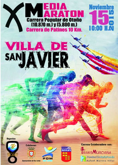 El 15 de noviembre, la Media Maratón Villa de San Javier cumple 10 años - 1, Foto 1